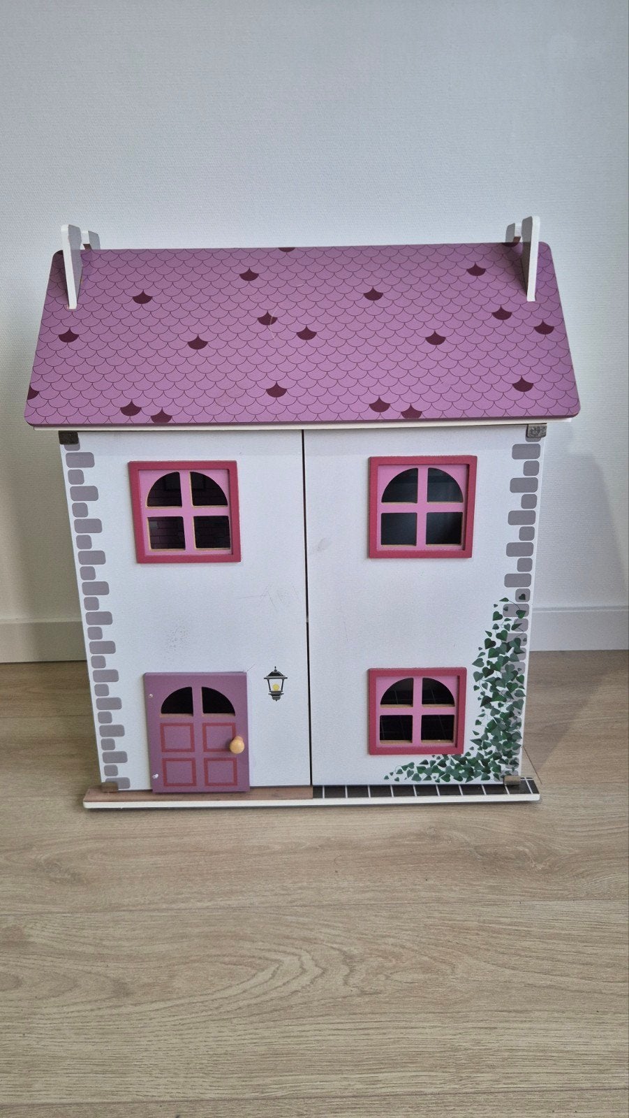 Mooi houten poppenhuis, incl. meubels, Enlèvement, Utilisé, Maison de poupées