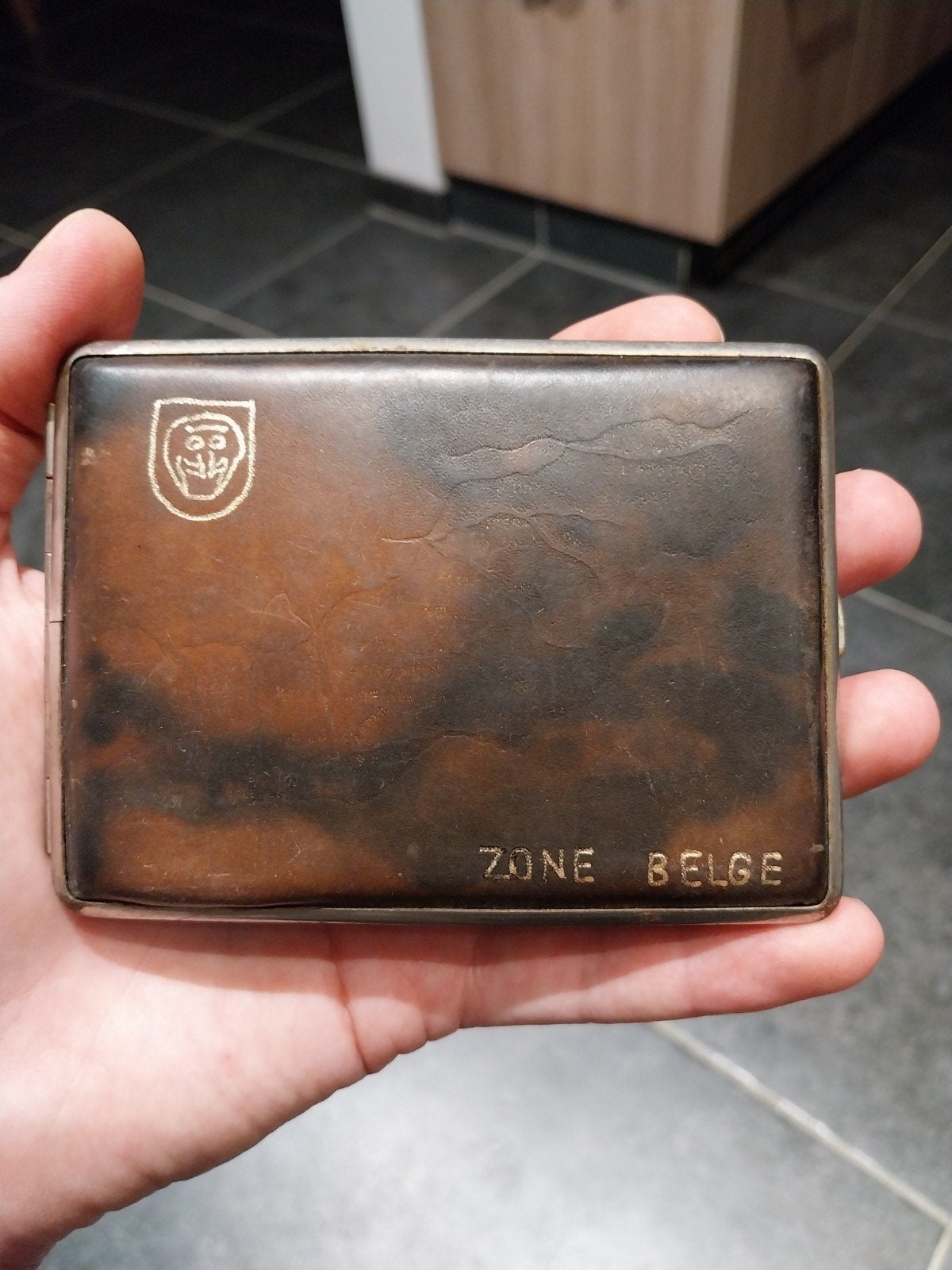 sigarendoos zone belge ABL 1946-1950 BSD, Ophalen of Verzenden