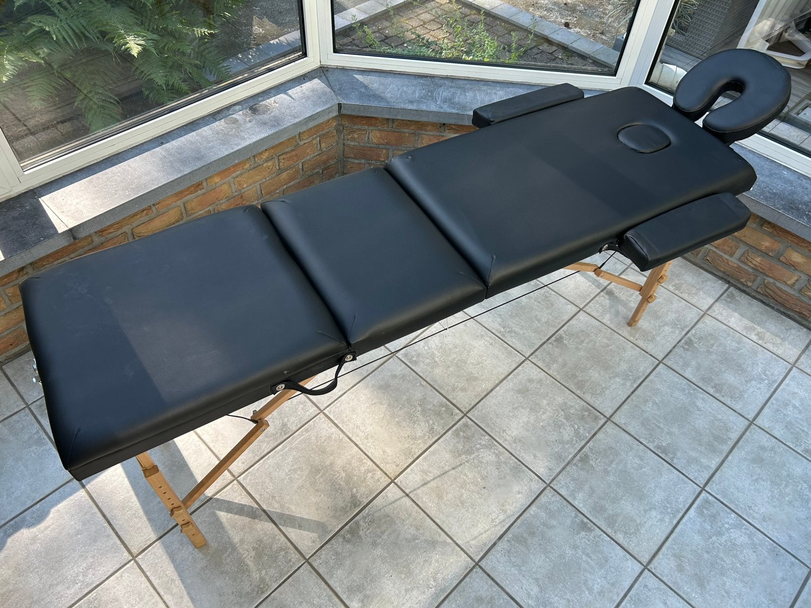 Gemakkelijk draagbare massagetafel, Sport en Fitness, Massageproducten, Ophalen, Zo goed als nieuw, Massagetafel