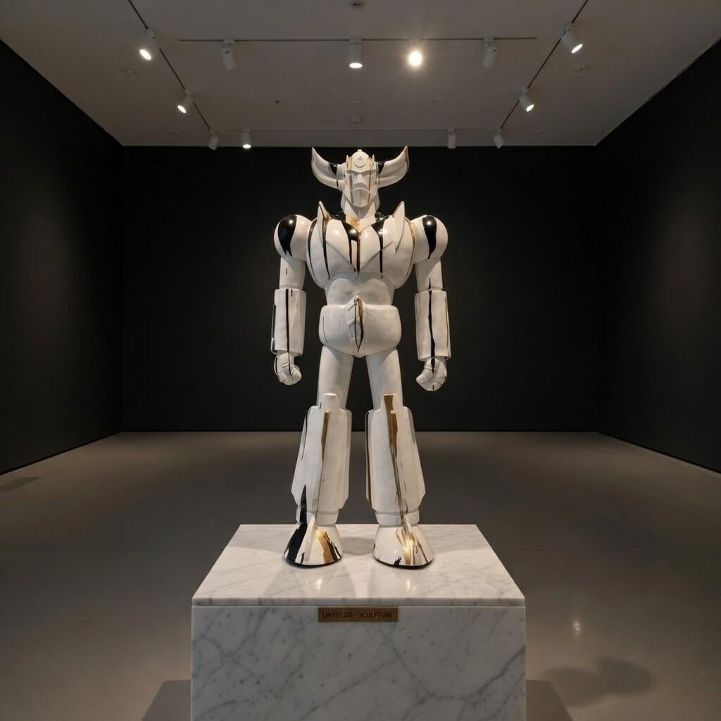 Groot kunstwerk ode aan goldorak, Verzamelen, Ophalen of Verzenden
