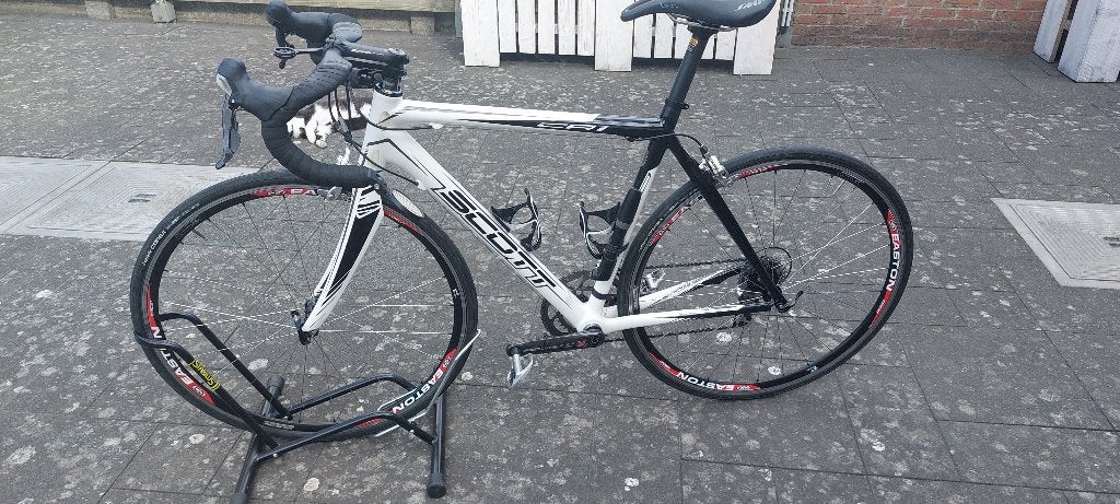 carbon race fiets 10s ultegra materiaal, Ophalen, 28 inch, Carbon, Velgrem