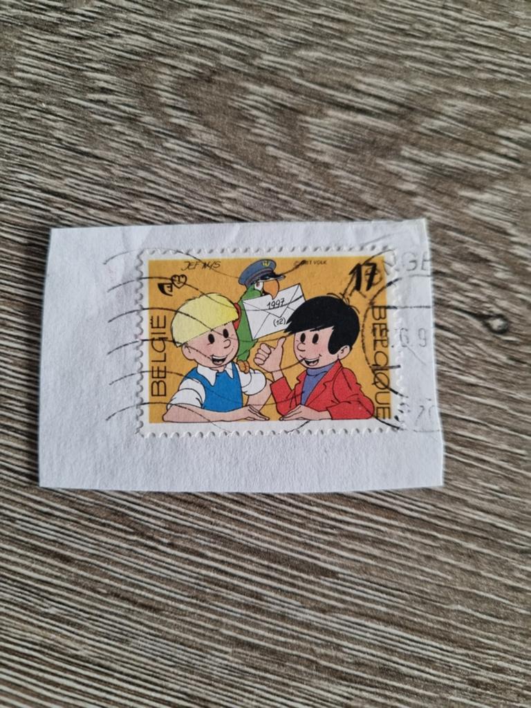 Postzegel Jommeke en Filiberke, Met stempel, Ophalen of Verzenden, Gestempeld, Gestempeld