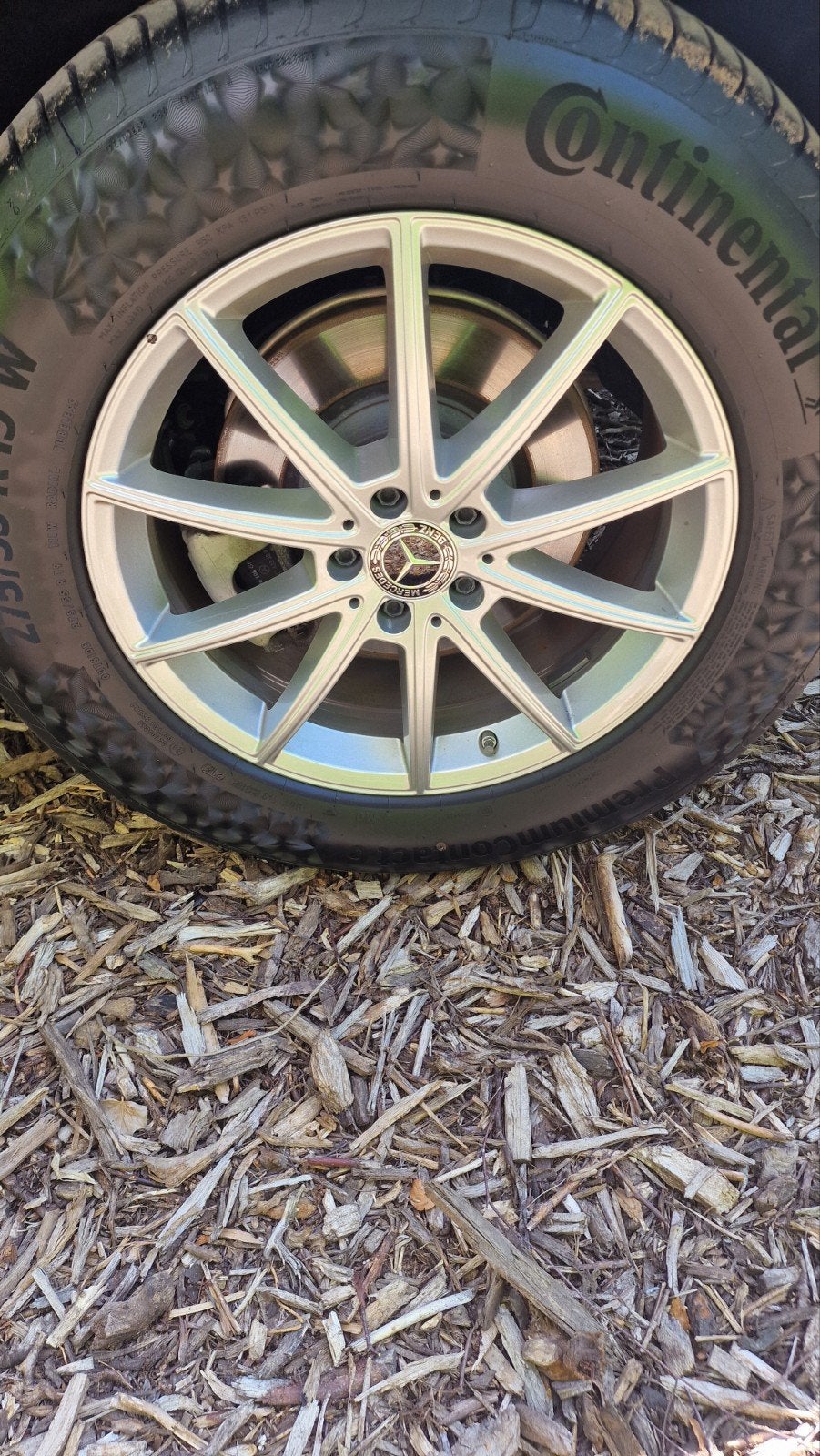 NIEUWSTAAT - Mercedes GLE velgen en banden 275/55R19 W, Auto-onderdelen, Gebruikt, 275 mm, Band(en), Terreinwagen