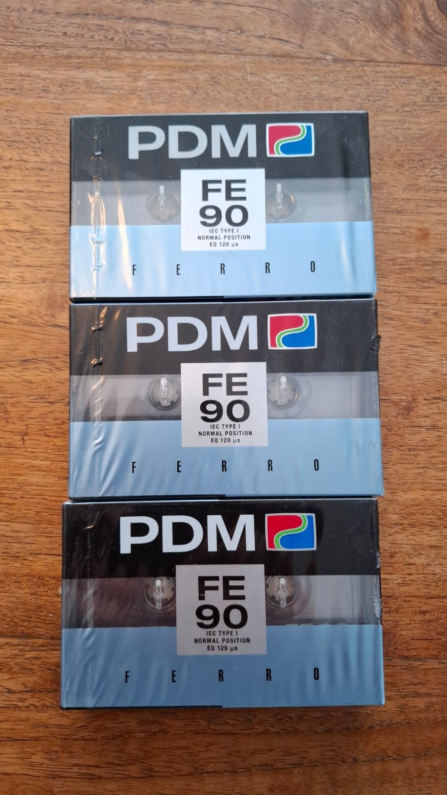 Set van 3 PDM 1990 audiocassettes nieuw in cellofaan, Cd's en Dvd's, Cassettebandjes, Ophalen of Verzenden