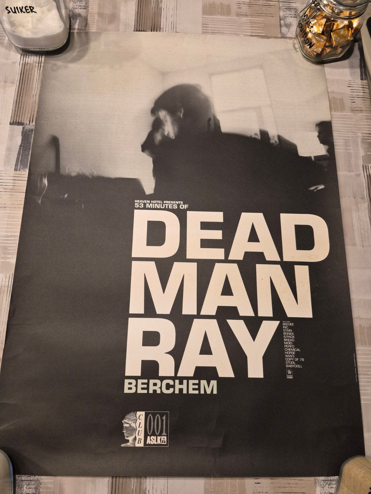 Affiche Dead Man Ray / Berchem 1998, Ophalen of Verzenden