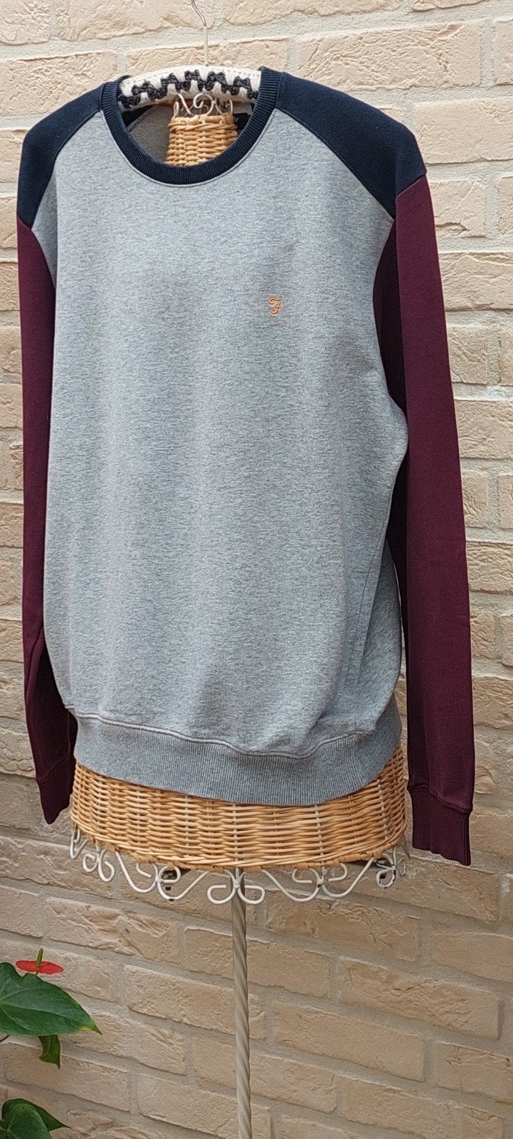 trui maat xl faray, Gris, Enlèvement ou Envoi, Taille 56/58 (XL), Comme neuf