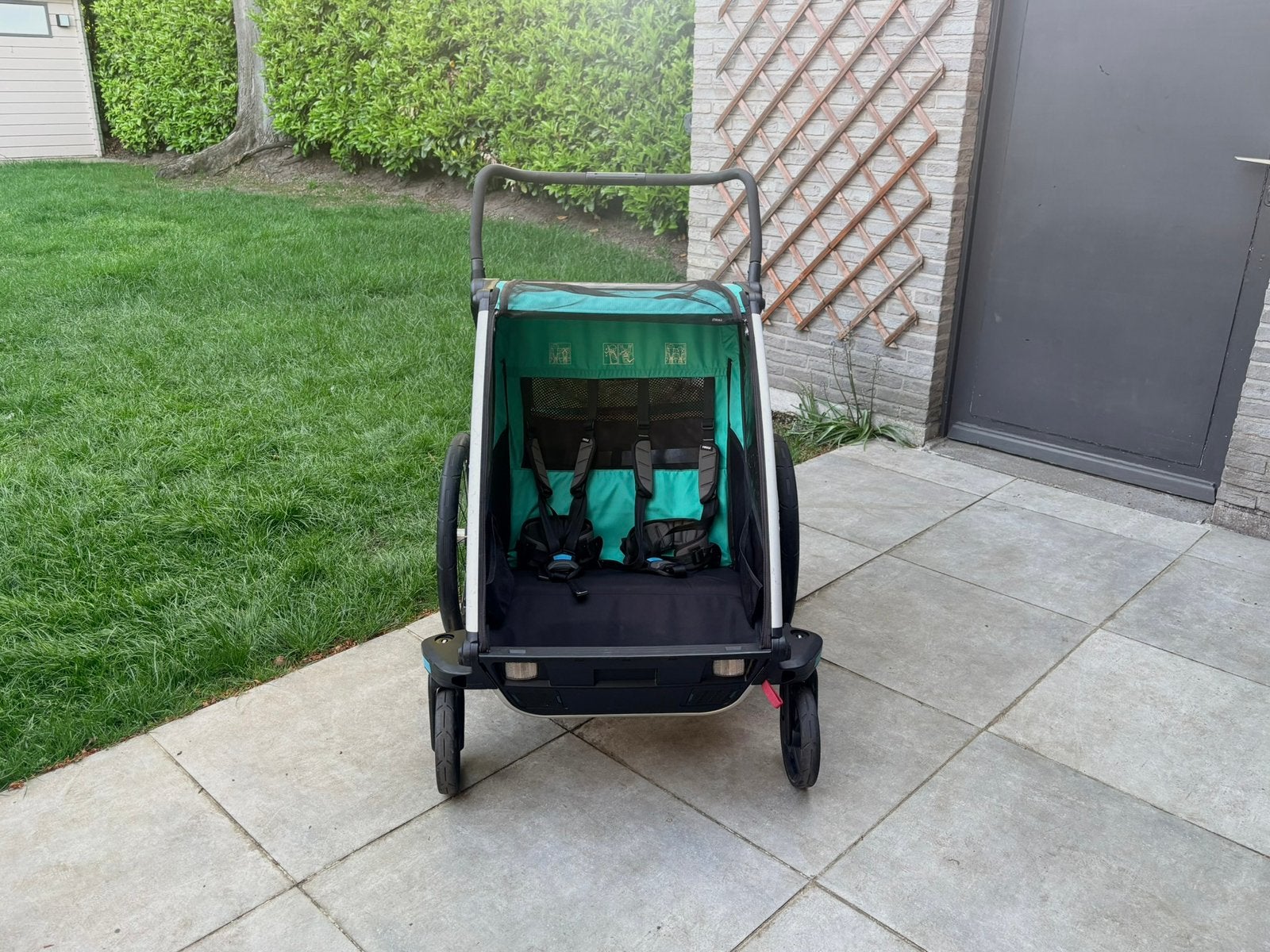 Thule Chariot Lite 2 Dubbele Fietskar | Topstaat, 40 à 60 kg, Pliable, Comme neuf, Enlèvement