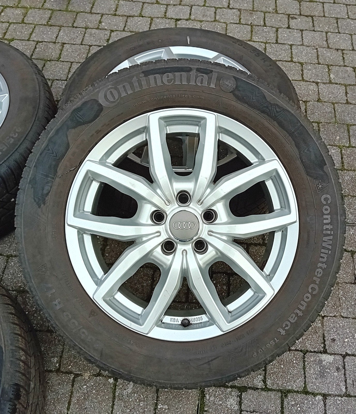 Winterbanden velgen alu Audi Q3 VW Tiguan 17inch 5x112 6&5mm, Ophalen