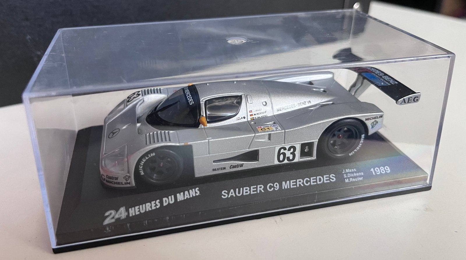1/43 Sauber C9 Mercedes. Vainqueur 24H Mans 1999, Enlèvement, Utilisé, Voiture