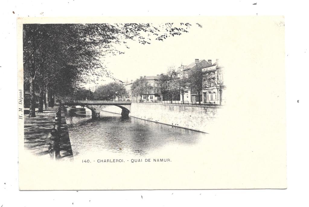Charleroi NA859: Quai de Namur, Envoi, Avant 1920, Non affranchie, Hainaut