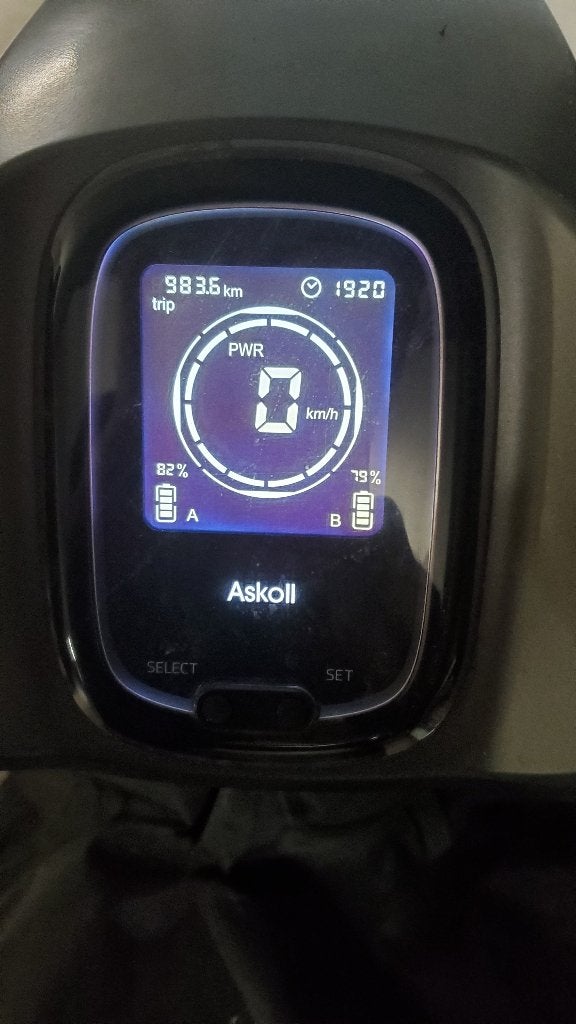 100 cc elektrische scooter, Fietsen en Brommers, Ophalen, Gebruikt, ASKOLL, Elektrisch