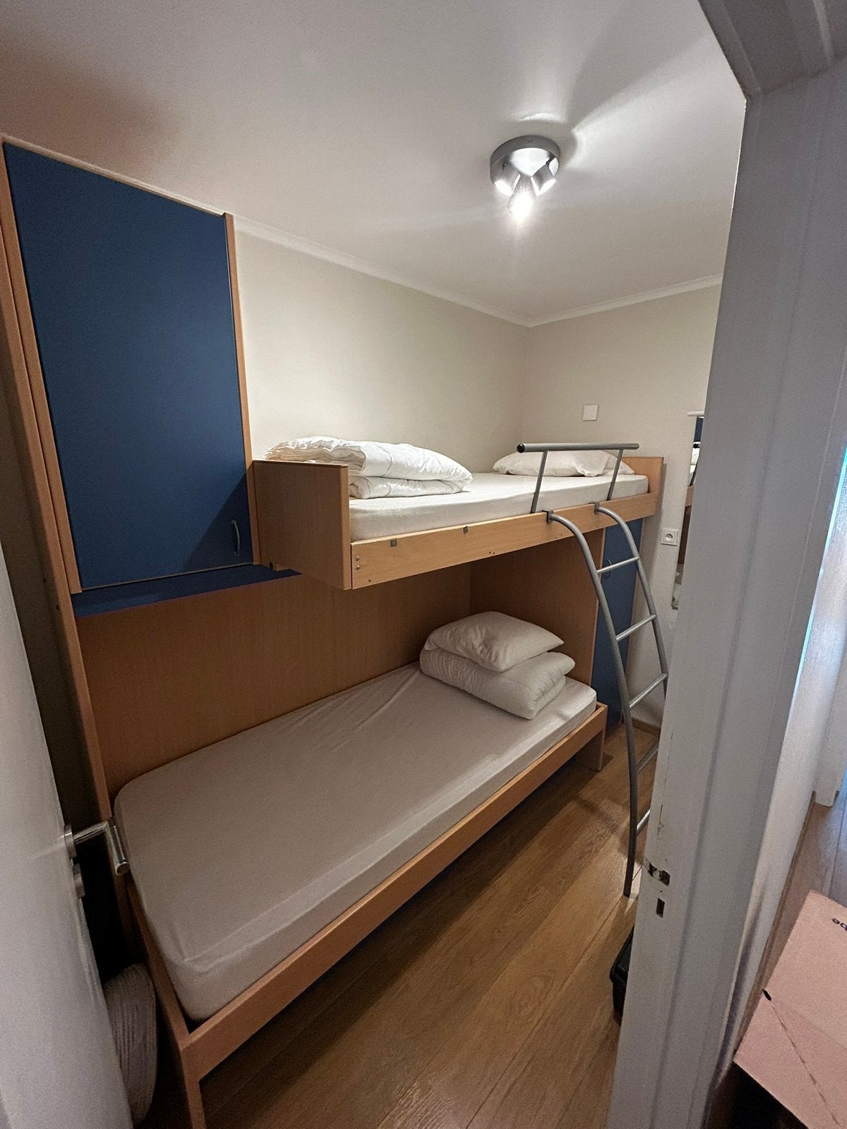 Stapelbed dubbel (gratis demontage + ophaling), Ophalen, Gebruikt, 90 cm, Tweepersoons