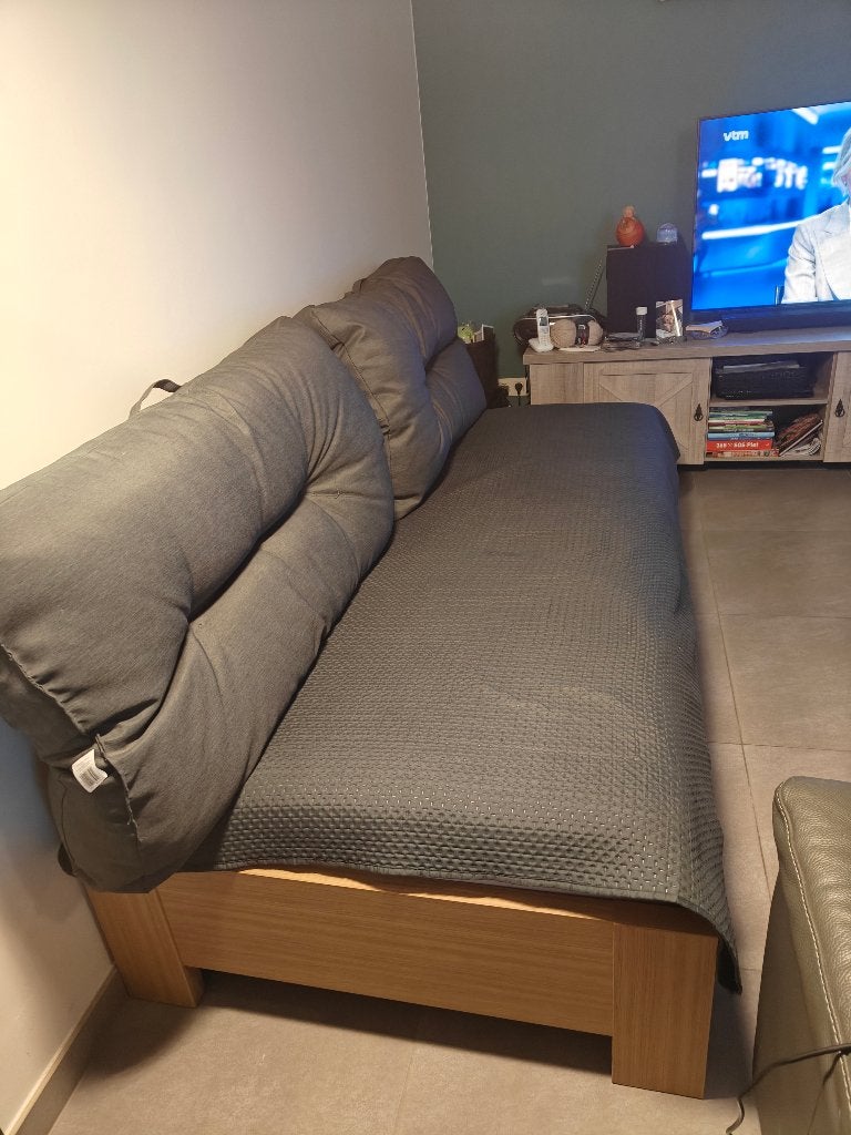 Bed, Ophalen, Gebruikt, 90 cm, Eenpersoons