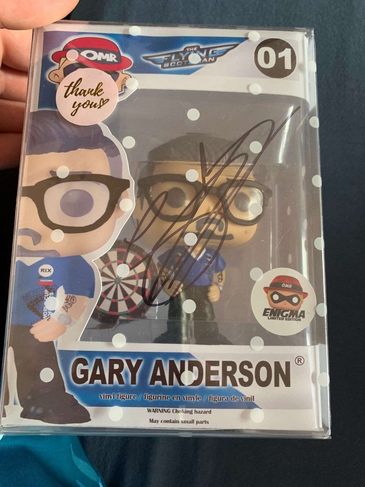 Funko pop Gary anderson gesigneerd !, Sport en Fitness, Ophalen of Verzenden, Zo goed als nieuw