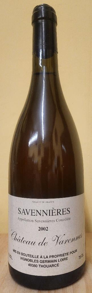 Savennières Château de Varennes 2002, Neuf, Enlèvement ou Envoi, Pleine, Vin blanc