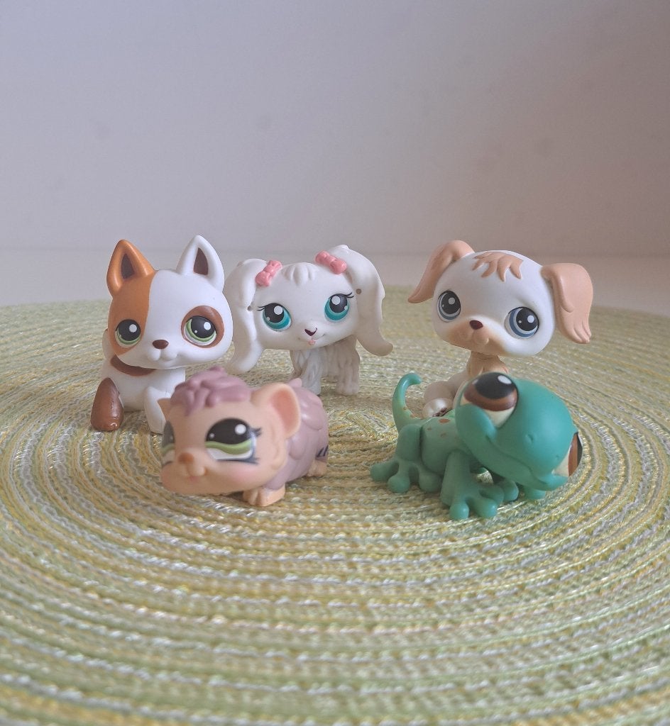 Littlest Pet Shop - set van 5 diertjes, Ophalen of Verzenden