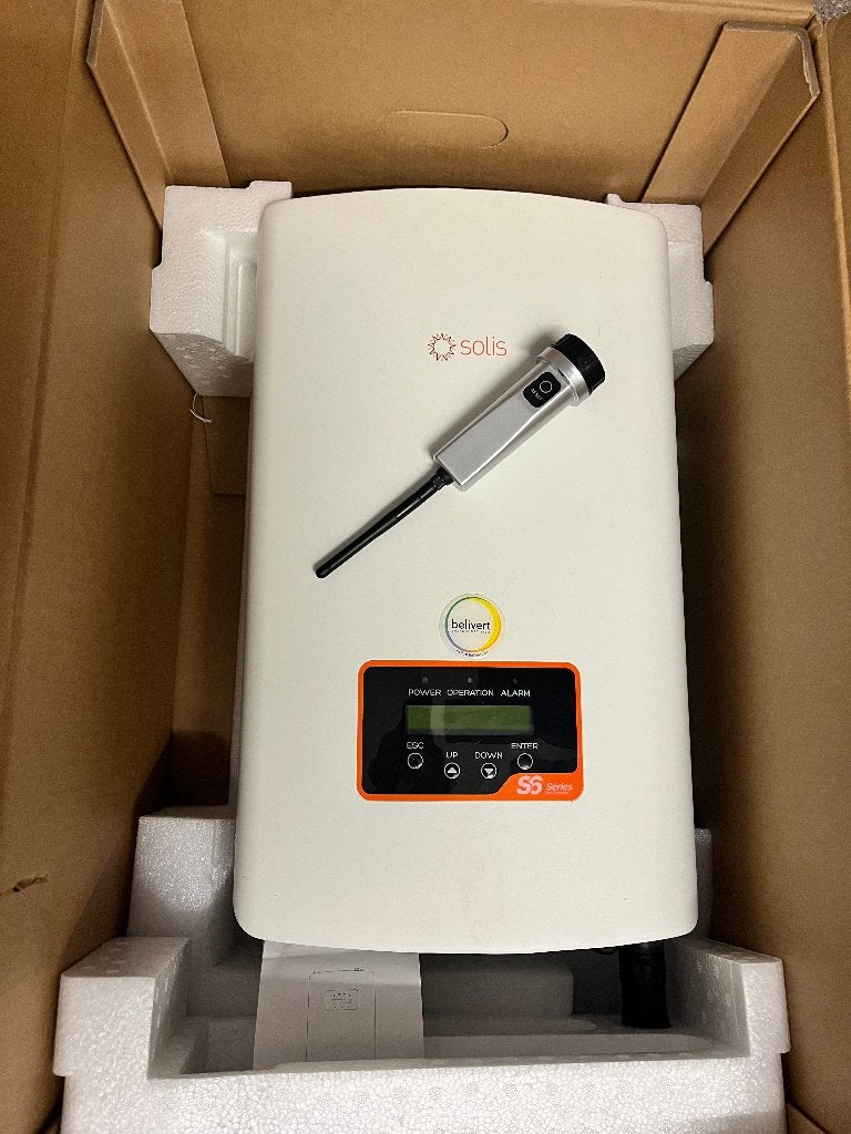 Solis omvormer S6-GR1P / 5kw, Bricolage & Construction, Panneaux solaires & Accessoires, Enlèvement, Comme neuf, Système complet