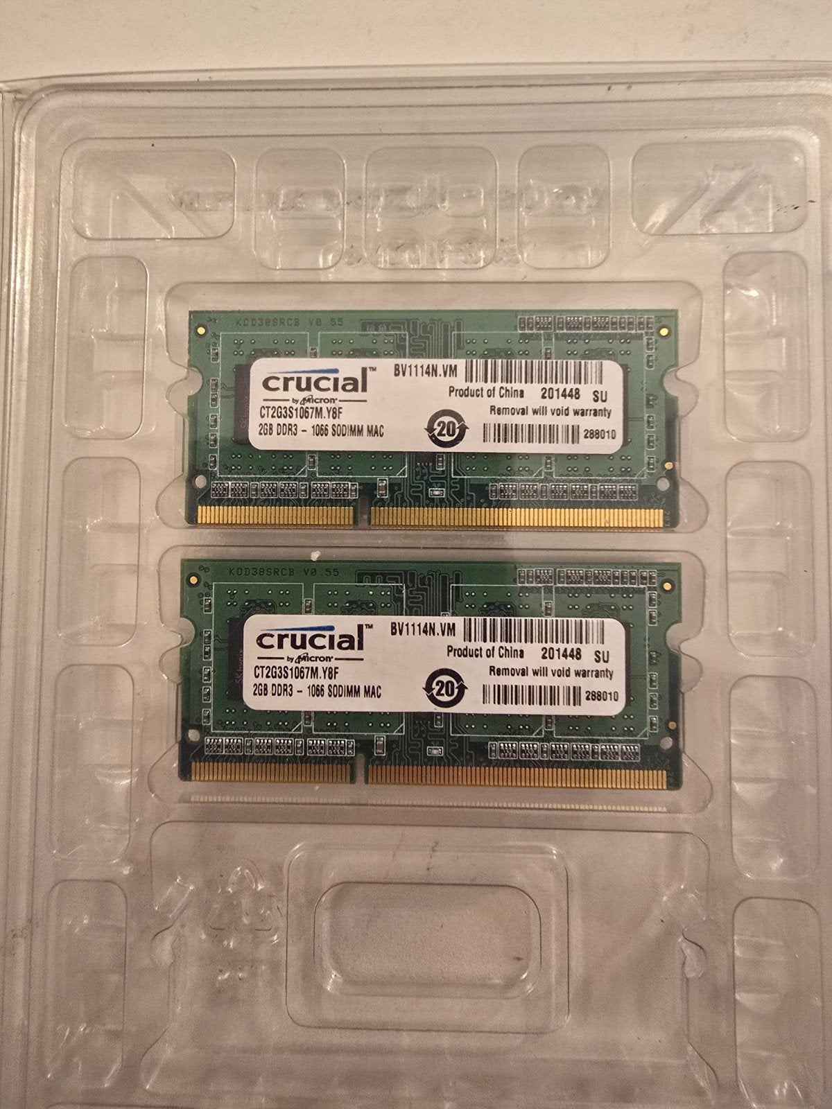 4gb totaal, 2x2gb ddr3 crucial sodimm ram 100% ok, Computers en Software, RAM geheugen, DDR3, Ophalen of Verzenden, Zo goed als nieuw