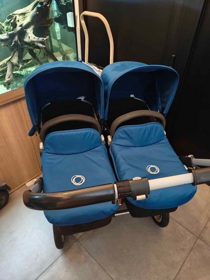 Buggaboo donkey twin 2 volledige set incl. regenhoezen, Kinderen en Baby's, Bugaboo, Zo goed als nieuw, Duowagen, Ophalen