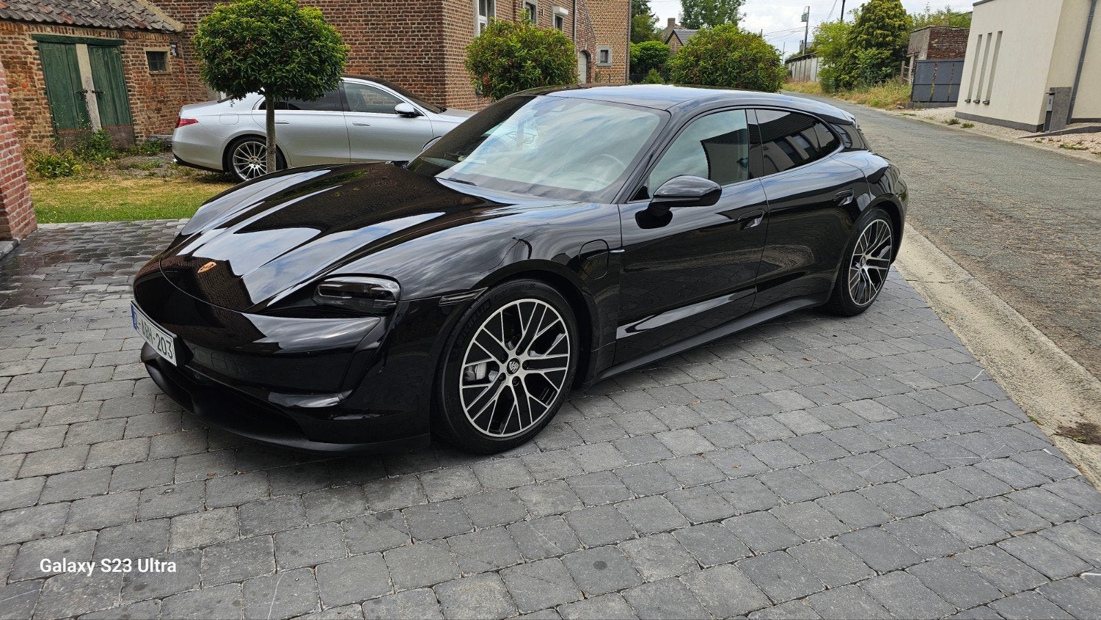 PORSCHE TAYCAN 4 SPORT TURISMO BATTERY PERFORMANCE, Auto's, Automaat, Adaptive Cruise Control, Zwart, Leder