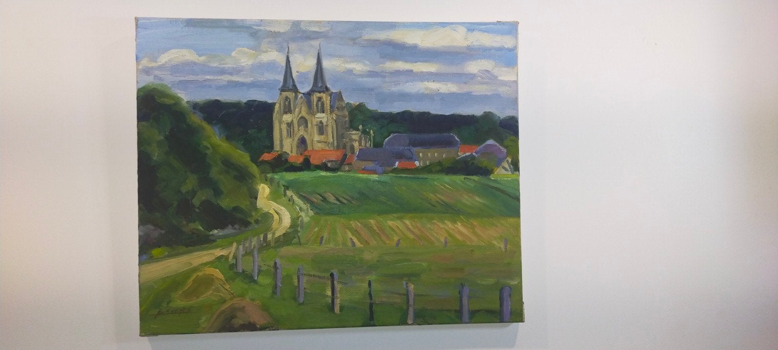 peinture ancienne signature : J-C. Coenen.( il me semble)., Enlèvement