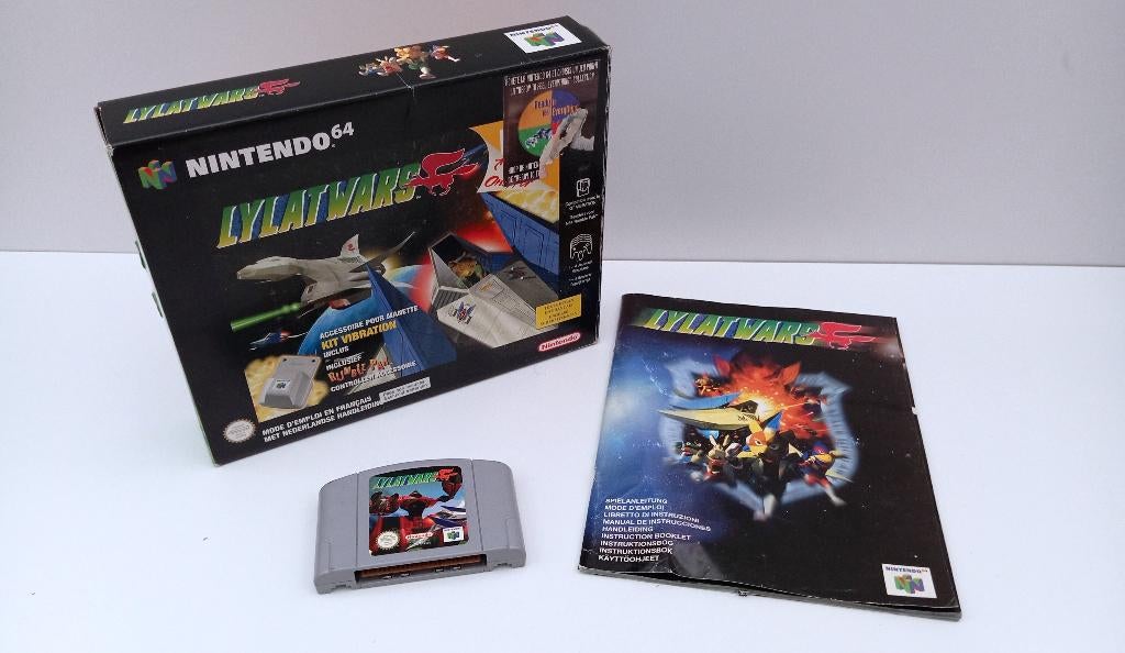 Boite de jeu Nintendo 64 LYLATWARS, Enlèvement ou Envoi, Utilisé