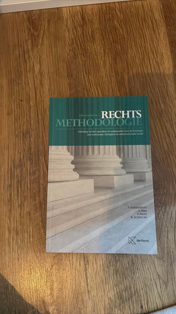 Frederic Eggermont - Praktijkboek Rechtsmethodologie 2024, Enlèvement ou Envoi, Frederic Eggermont; Stefaan Smis; Pieter Paepe; Wim Schreurs