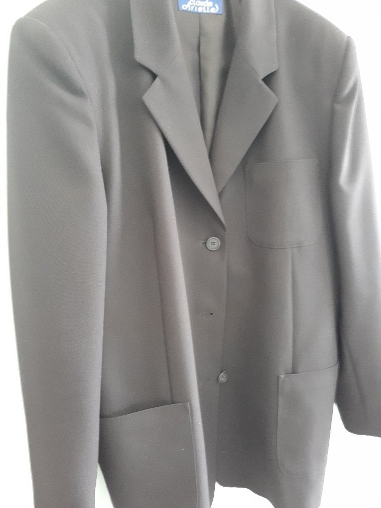 mooie nieuwe zwarte -vest - blazer dames taille 42, Kleding | Dames, Jassen | Zomer, Ophalen, Grijs