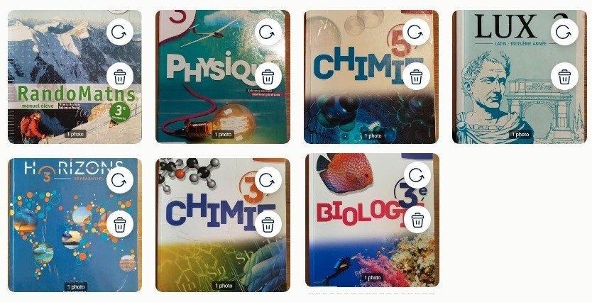 Livres scolaires 3-5è secondaire à 10€ (très bon état), Enlèvement, Utilisé, Secondaire, Physique