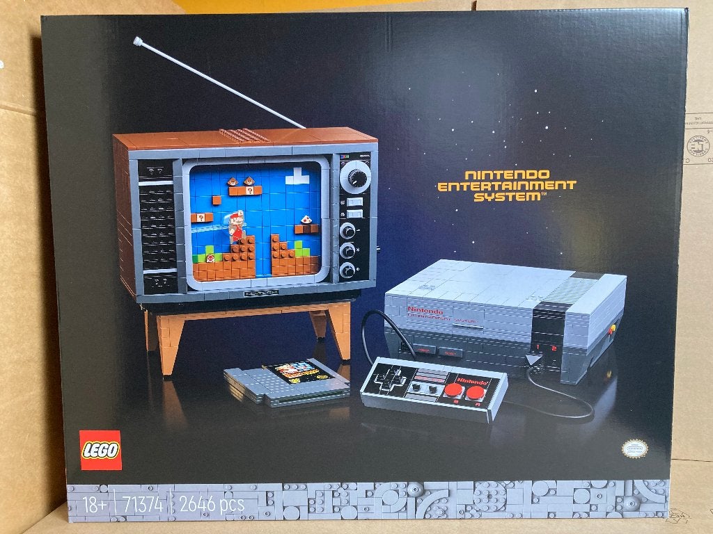 Nouveau système de divertissement Nintendo LEGO 71374, Neuf, Lego, Ensemble complet, Instructions incluses