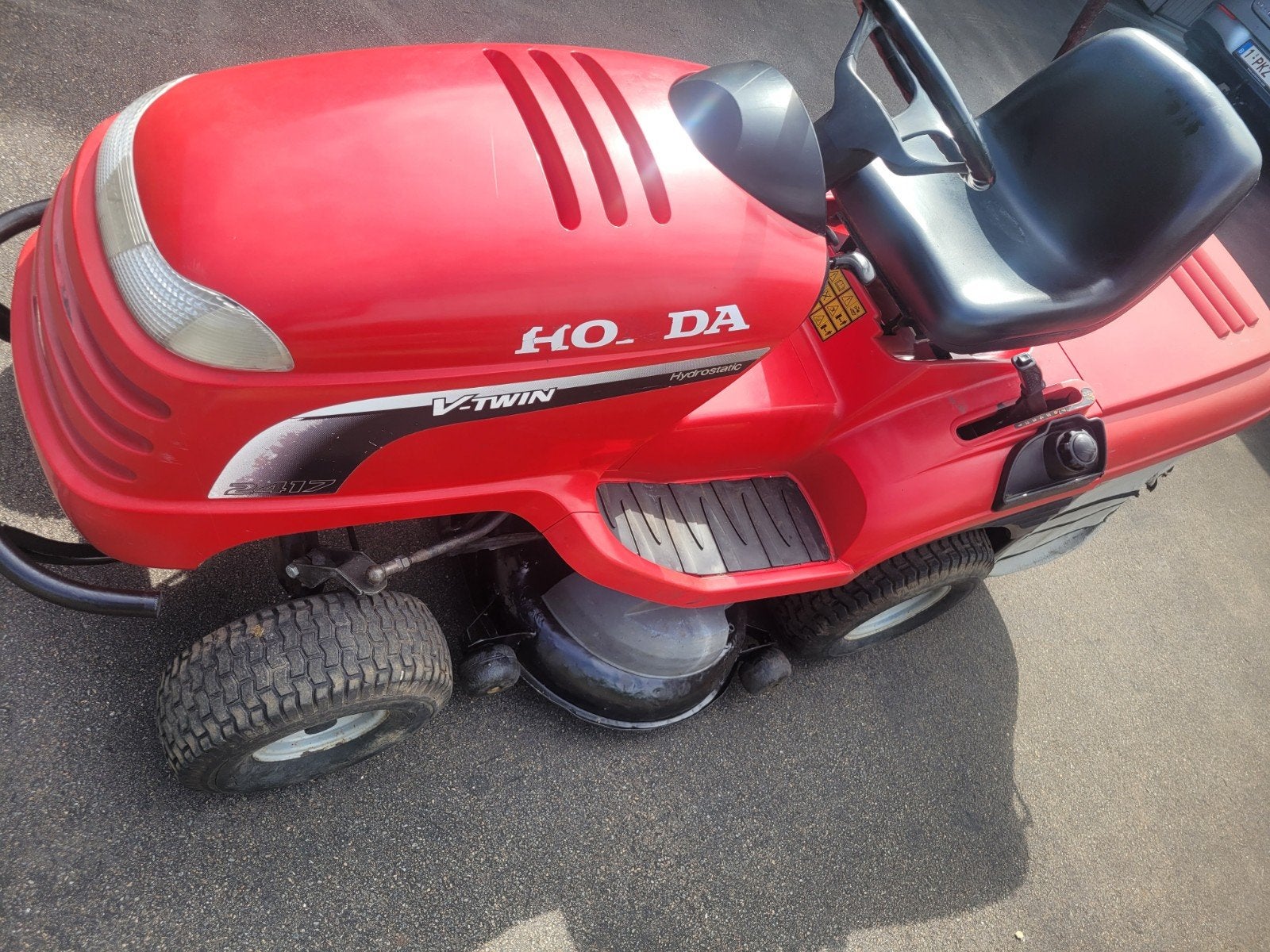 Tracteur tondeuse HONDA 2417, Jardin & Terrasse, Tondeuses autoportées, Enlèvement ou Envoi