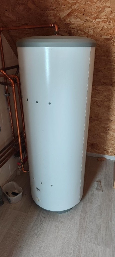 CV-boiler Van Marcke Duplex Inox 200 L, Doe-het-zelf en Bouw, Ophalen, Gebruikt, Aardgas, 100 liter of meer