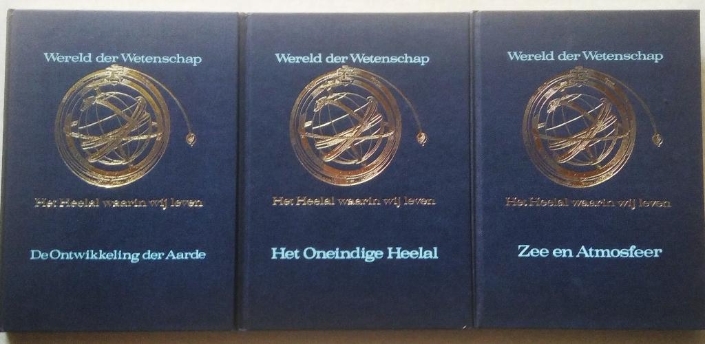 Wereld der Wetenschap - Het Heelal waarin wij leven x 3, Boeken, Ophalen of Verzenden