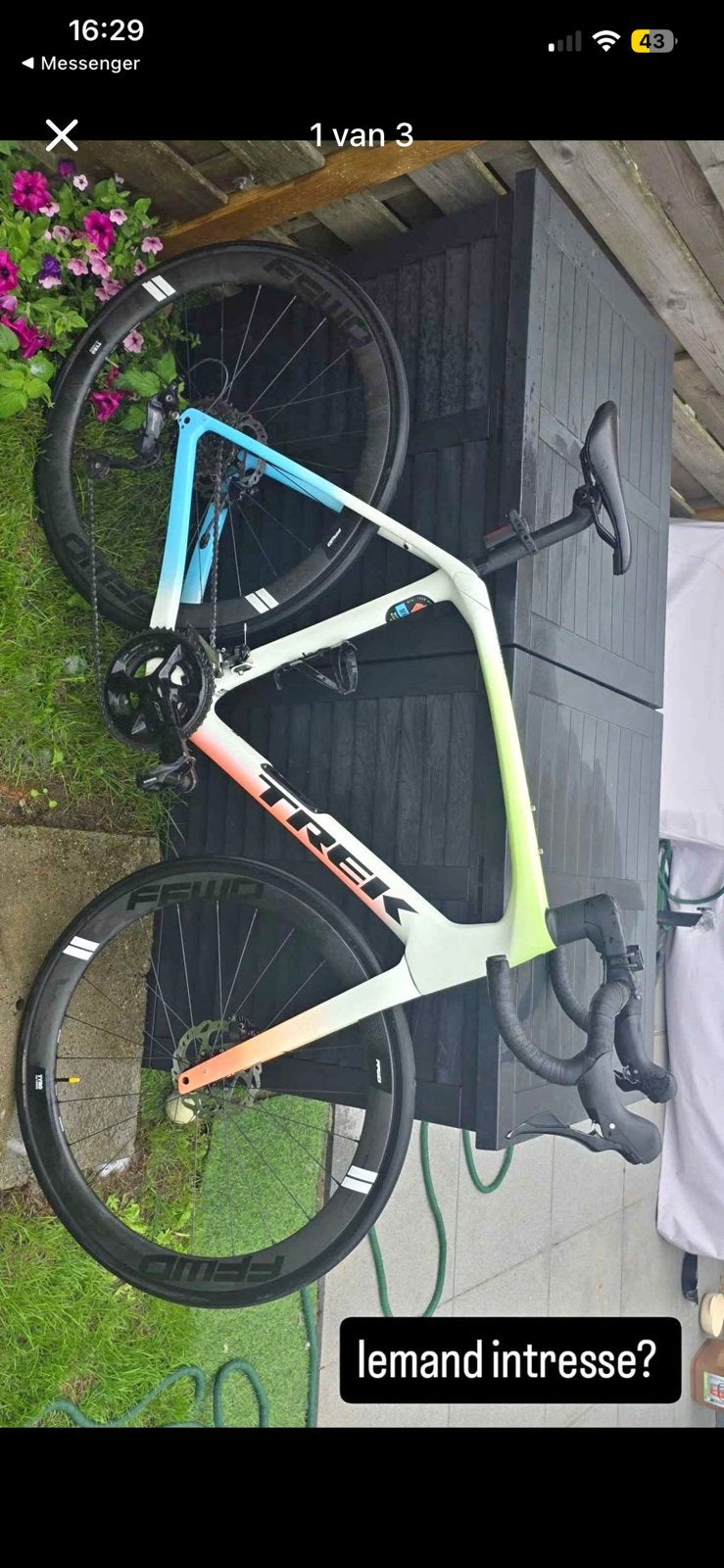 Koers fiets Trek domane sl5 gen 4, Fietsen en Brommers, Ophalen, Zo goed als nieuw