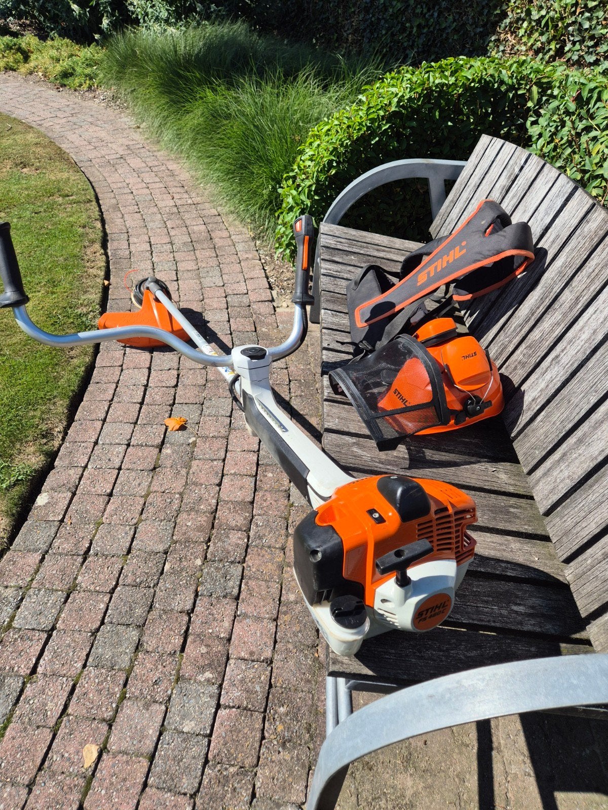 ✅Débroussailleuse professionnelle Stihl FS460 C/L, Jardin & Terrasse, Débroussailleuses, Comme neuf, Essence, Enlèvement