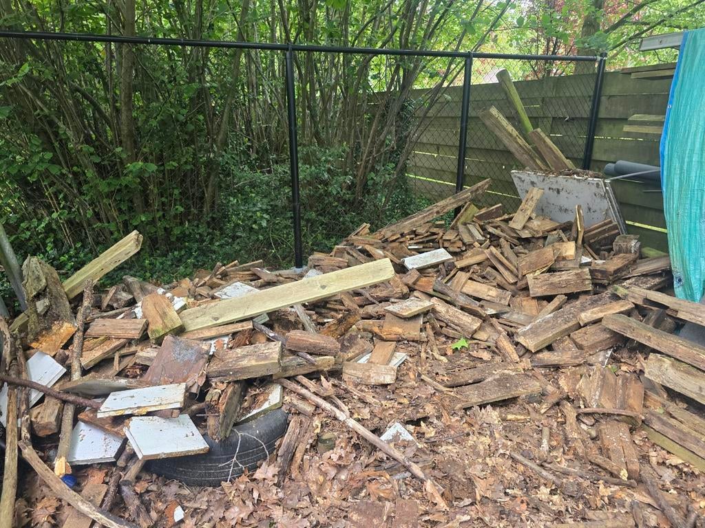 droog brandhout GRATIS, Tuin en Terras, Brandhout, Ophalen