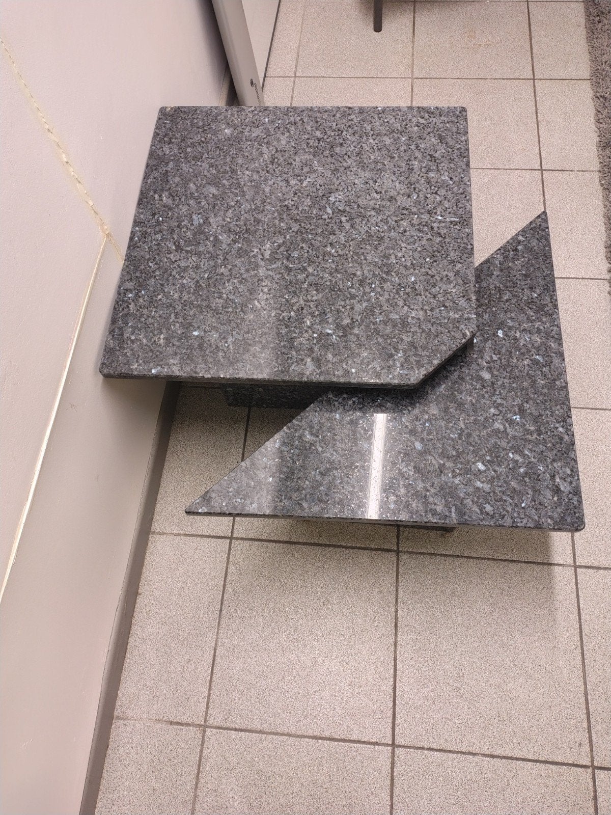 Salontafels graniet 3 stuks, Ophalen