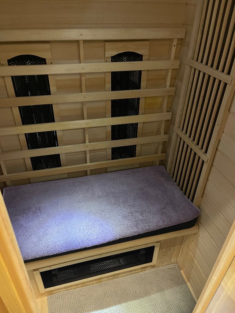 Te koop infrarood sauna met medische lampen, Ophalen, Gebruikt, Infrarood, Complete sauna