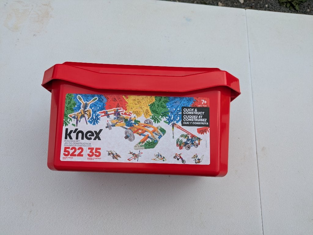 Doos Knexx, Ophalen, Gebruikt