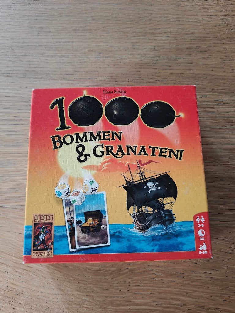 1000 Bommen en granaten - 999 games, Hobby & Loisirs créatifs, Jeux de société | Jeux de cartes, Trois ou quatre joueurs, Enlèvement ou Envoi