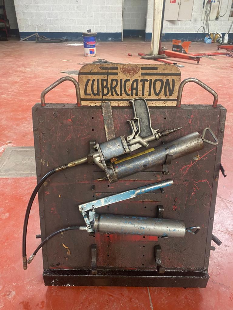 Oud smeer karretje met gereedschap, Auto diversen, Autogereedschap, Ophalen, Gebruikt