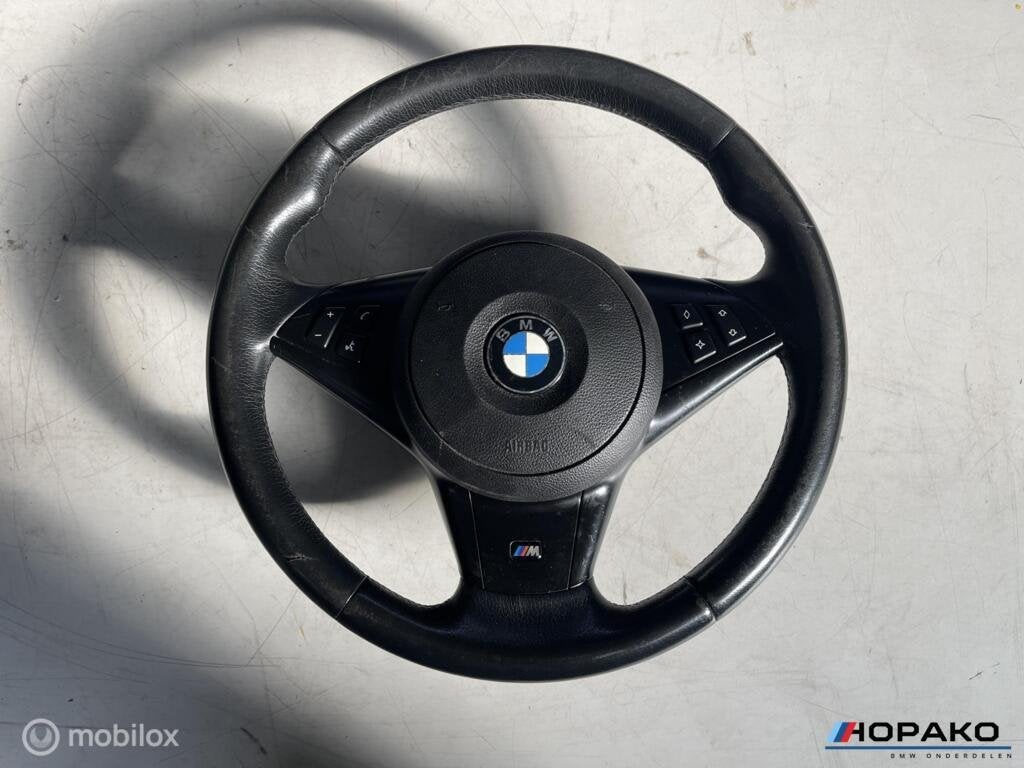 Stuurwiel M sport leder BMW 5 serie E60 E61 - startstop, Gebruikt, Einsteinlaan 5, rijswijk, Bmw, Ophalen of Verzenden