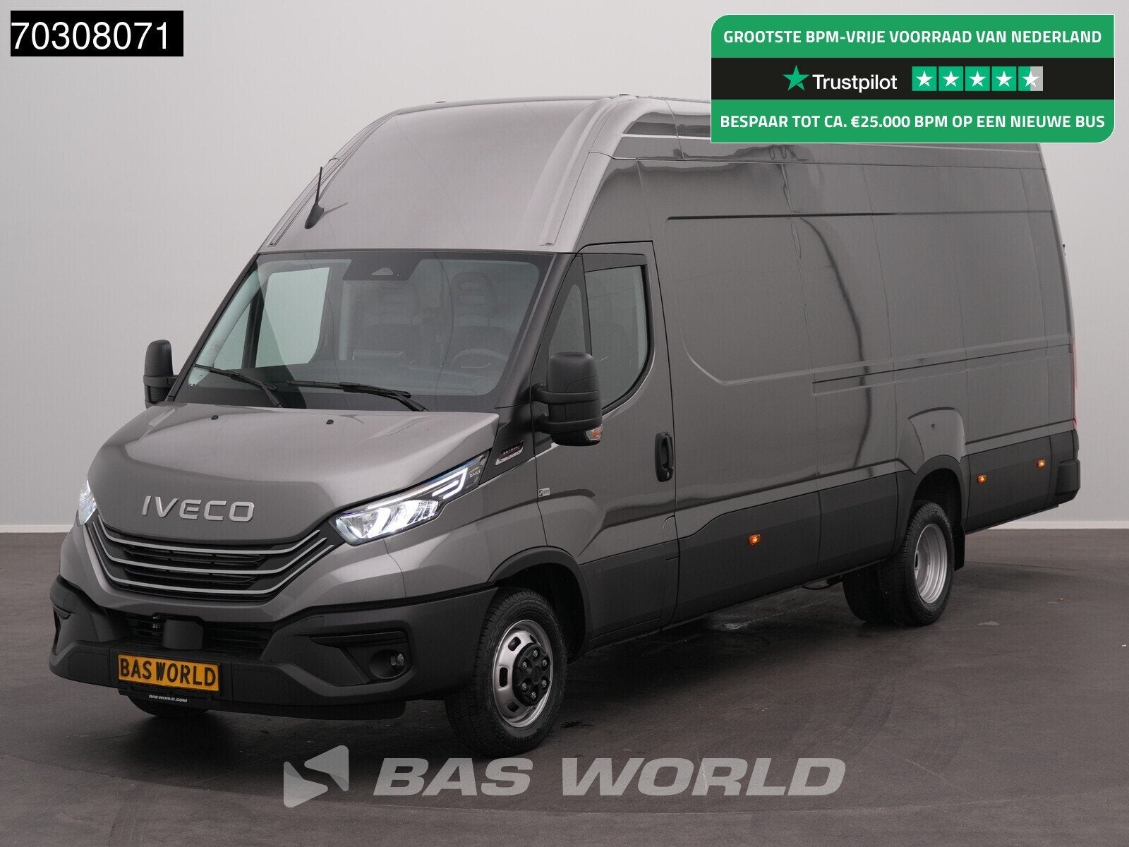 Iveco Daily 35C21 3.0L Automaat L3H3 Dubbellucht 210PK LED A, Autos, Neuf, Argent ou Gris, Achat, Euro 6