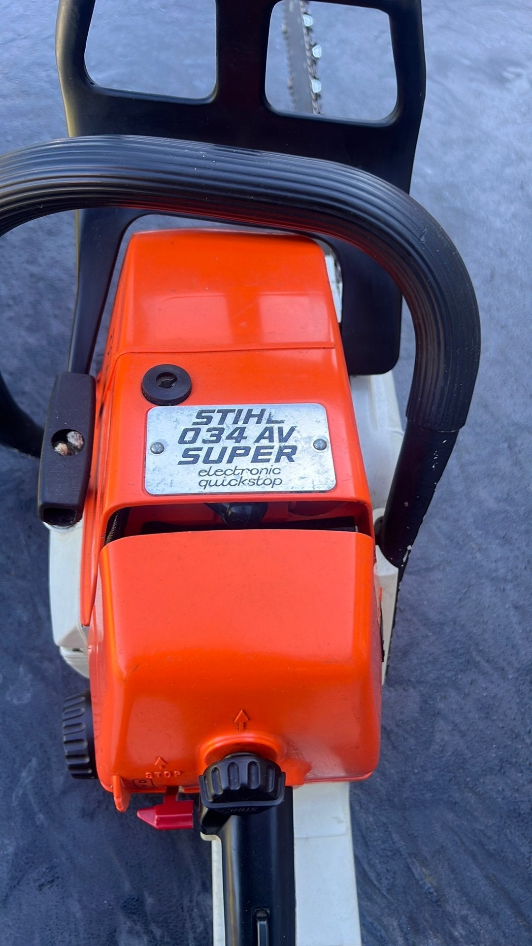 Stihl 034 AV, Tuin en Terras, Ophalen, Gebruikt