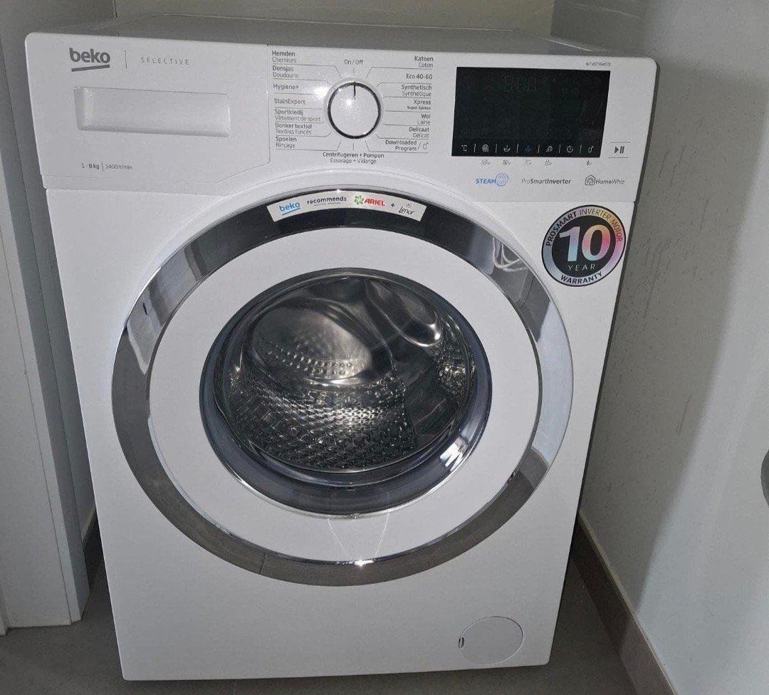 Beko wasmachine, Elektronische apparatuur, Wasmachines, Ophalen, Gebruikt, 8 tot 10 kg, Energieklasse A of zuiniger