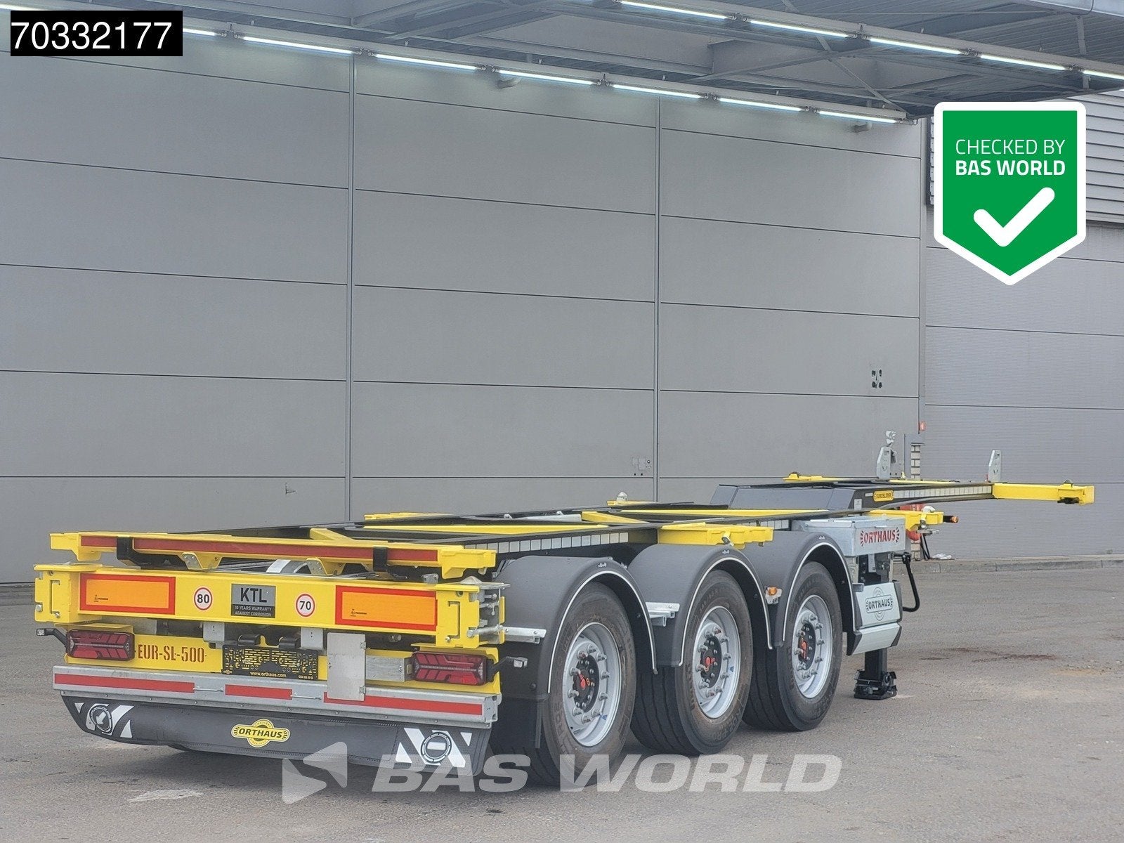 Orthaus CGS (Euro Slider 500) 3 essieux Multi 45ft Lift Axle, Autos, Camions, Achat, Entreprise, Autres carburants, Remorques et Semi-remorques