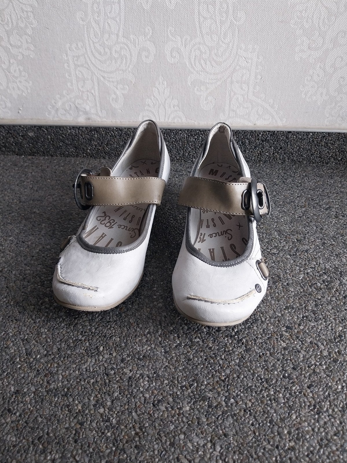 Chaussures d'été Mustang pour femmes, Beige, Enlèvement, Mustang, Porté