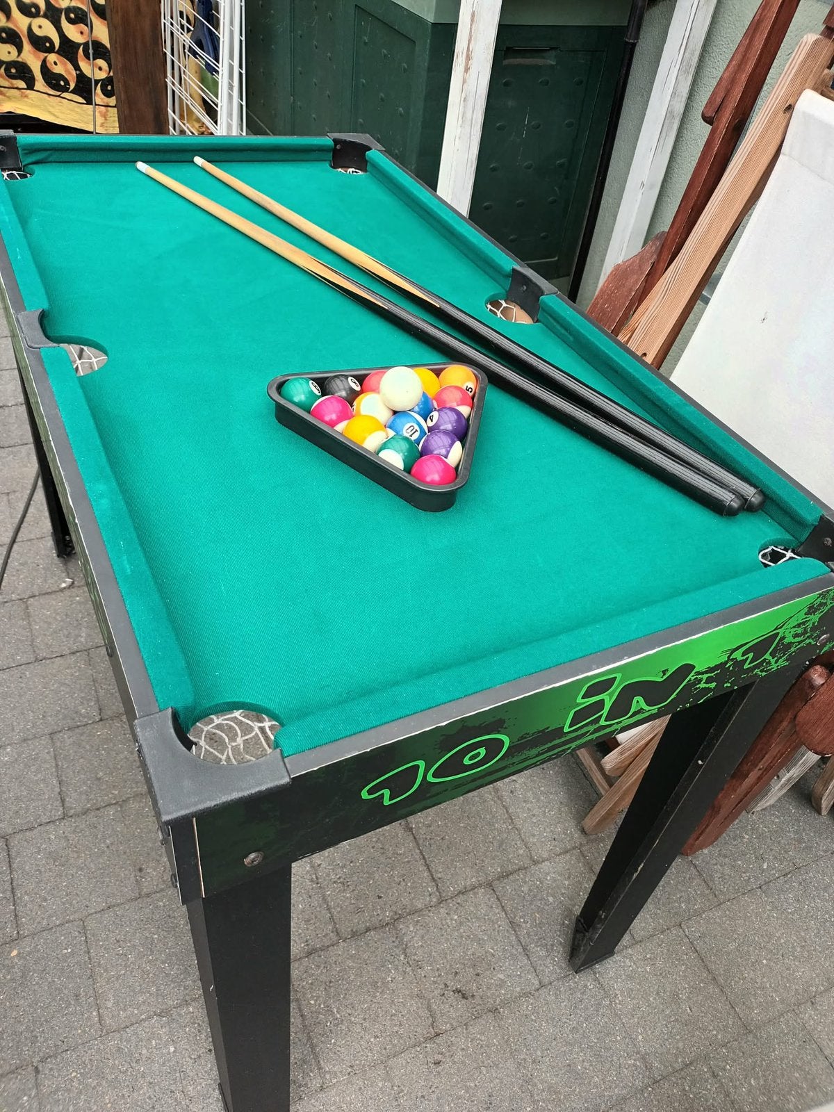 10 in 1 spelletjes tafel, Sport en Fitness, Ophalen of Verzenden, Zo goed als nieuw