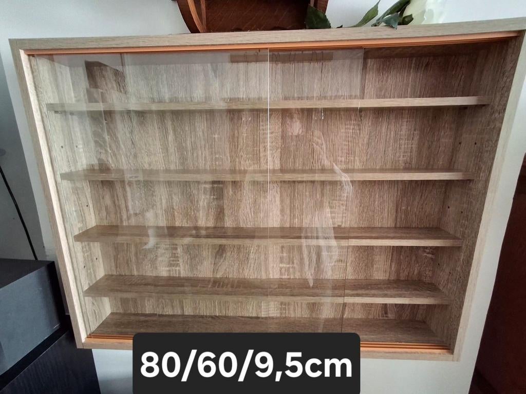 Vitrine bois, Ophalen, Zo goed als nieuw