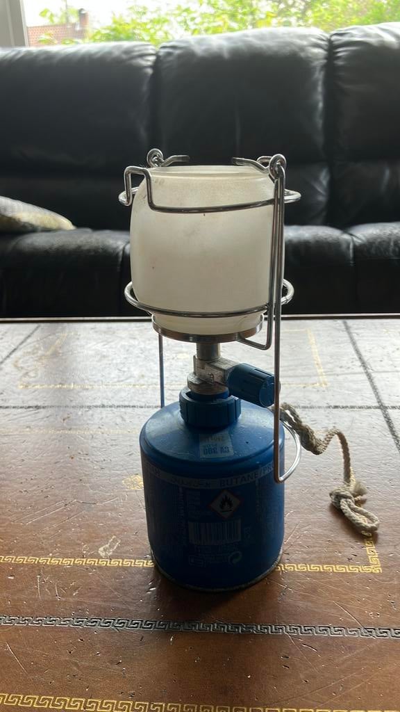 Kampeerlamp op gas, Caravans en Kamperen, Ophalen, Gebruikt